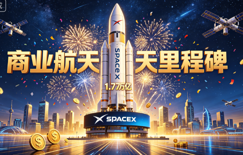 SpaceX上市：1.77万亿估值的商业航天里程碑